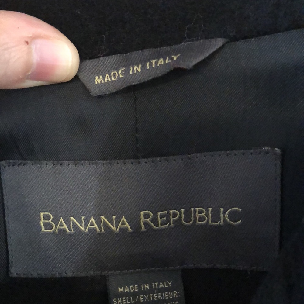 Banana Republic floor length wool coat. - Picture 5 of 9